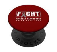Chemise de Sensibilisation à l'aphasie - Combattre la Sensibilisation à l'aphasie PopSockets PopGrip Adhésif