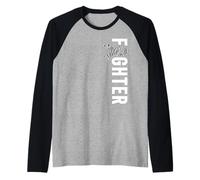Chemise de Sensibilisation au Cancer du carcinoïde - Carcinoid Cancer Fighter Manche Raglan