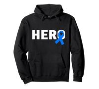 Chemise de Sensibilisation au Cancer du côlon - Héros du Cancer du côlon Sweat à Capuche