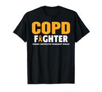 Chemise de Sensibilisation au COPD - Orange Ribbon Fighter COPD T-Shirt