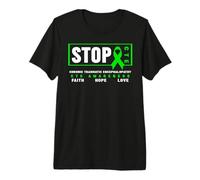 Chemise de Sensibilisation au CTE - Stop à l'encéphalopathie traumatique Chronique T-Shirt Haut de Gamme