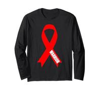 Chemise de Sensibilisation au VIH avec Ruban Rouge - Journée Mondiale du SIDA Manche Longue
