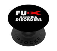 Chemise de Sensibilisation aux Troubles de la Coagulation - Troubles de saignement FU PopSockets PopGrip Adhésif