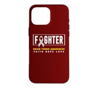 Chemise de Sensibilisation aux tumeurs cérébrales - Combattant de Sensibilisation aux tumeurs cérébrales Coque pour iPhone 16 Pro Max