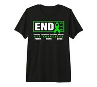 Chemise de Sensibilisation CTE - Fin de l'encéphalopathie traumatique Chronique T-Shirt Haut de Gamme