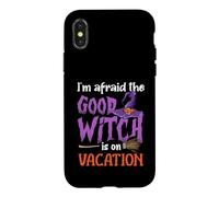 Chemise de sorcière drôle Halloween Tee Broomstick Shirt Bad Witch Coque pour iPhone X/XS