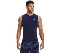 Under Armour Débardeur HeatGear Comp Hommes Bleu foncé/Blanc Taille M