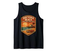 Chemise de surf Daytona Beach Retro Wave Sunset Ocean Florida Débardeur