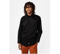 Chemise de travail DICKIES Work shirt ls rec - Homme - Noir - Manches longues - Col chemise S