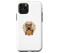 Chemise de yoga mandalas méditation chien berger allemand yoga Coque pour iPhone 11 Pro