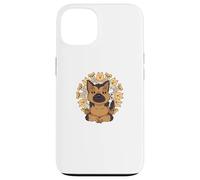 Chemise de yoga mandalas méditation chien berger allemand yoga Coque pour iPhone 13