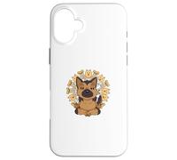 Chemise de yoga mandalas méditation chien berger allemand yoga Coque pour iPhone 16 Plus