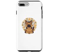 Chemise de yoga mandalas méditation chien berger allemand yoga Coque pour iPhone 7 Plus/8 Plus