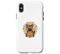 Chemise de yoga mandalas méditation chien berger allemand yoga Coque pour iPhone X/XS