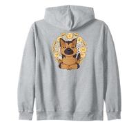 Chemise de Yoga Mandalas méditation Chien Berger Allemand Yoga Sweat à Capuche