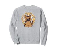 Chemise de yoga mandalas méditation chien berger allemand yoga Sweatshirt