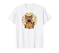 Chemise de Yoga Mandalas méditation Chien Berger Allemand Yoga T-Shirt