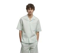 Urban Classics Relaxed Seersucker Short Sleeve Shirt Vert 5XL Homme