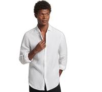Superdry Studios Casual Linen Long Sleeve Shirt Blanc 2XL Homme