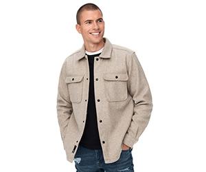 Chemise décontractée Ouvrier Veste de Transition Chemise de Loisirs Chemise de Chemise Homme ONDSAH, Couleurs:Beige, Taille:XL