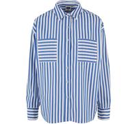 Chemise dÃ©contractÃ©e rayÃ©e femme Urban Classics Blanc XS