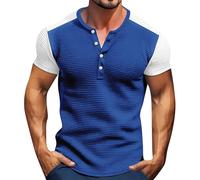 Chemise Decontractee Tshirt Contraste Haut Style Elegant pour Travail detente Moments Loisirs Soiree Sortie Entre Amis W nd Royal Blue Grand (l)