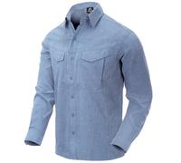 Helikon-Tex Homme Defender Mk2 Gentleman Chemise Manche Longue Mélange Light Blue Taille XL