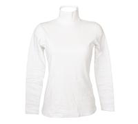 Chemise demi-cou femme cou haut pull manche longue bio coton RAGNO article D274