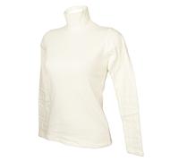 Chemise demi-cou femme cou haut pull manche longue bio coton RAGNO article D274