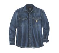 Chemise denim à manches longues MONTANA - Bleu HK3 - CARHARTT - 106429 XXXL