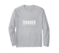 Chemise d'enseignant transformant de Petits Humains en Grands rêveurs Manche Longue