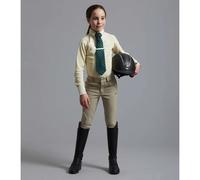Chemise d'équitation de concours fille Premier Equine Tessa Blanc 3/4 ans