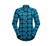Chemise d'escalade La Sportiva Rambler Flannel Shirt W (Deep Sea/Cherry Tomato) Femme S