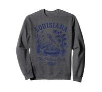 Chemise d'État rétro de Louisiane Est 1812 Jazz Bayou New Orleans Sweatshirt