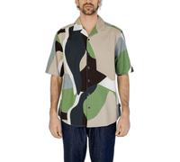 "Chemise d'été colorée pour hommes Vert" : Taille - S Taille : S