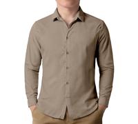 Chemise D'éTé De Lin à Manches Courtes Solid Color Col Boutonné pour GarçOn Uni Loisirs DéContracté Basique Patte De Boutonnage Facile à Repasser Occasionnels pour Enfants 6-16 Ans LéGèRe