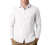 Chemise D'éTé De Lin à Manches Courtes Solid Color Col Boutonné pour GarçOn Uni Loisirs DéContracté Basique Patte De Boutonnage Facile à Repasser Occasionnels pour Enfants 6-16 Ans LéGèRe