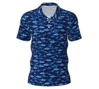 Chemise d'été imprimée pour homme pour un style décontracté. Tissu léger et confortable pour les tenues par temps chaud. Idéal pour la vie quotidienne et les activités de plein air., bleu ciel, 5XL