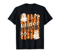 Chemise d'halloween pour infirmière - Motif fantôme - Rétro - Nœud T-Shirt