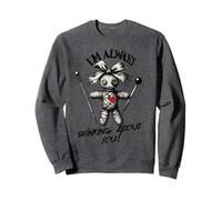 Chemise d'halloween Voodoo Doll I'm Always Thinking About You! Sweatshirt