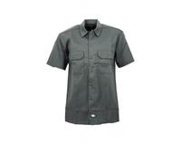 Chemise Dickies WORK REC - Gris - Manches courtes - Deux poches pratiques L