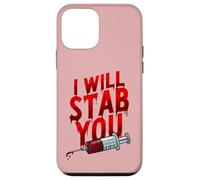 Chemise d'infirmière Humoristique avec Inscription « I Will Stab You » Coque pour iPhone 12 Mini