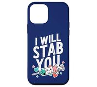 Chemise d'infirmière Humoristique avec Inscription « I Will Stab You » Coque pour iPhone 12 Mini
