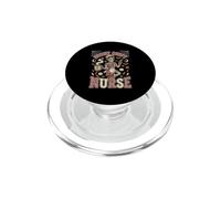 Chemise d'infirmière Squelette de Nuit Halloween travailleur médical PopSockets PopGrip pour MagSafe