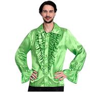 Chemise disco à volants pour homme des années 1970