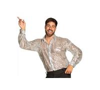 chemise disco argent adulte - 02192