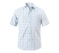 Chemise Disco Homme,Chemise à Carreaux à Manches Courtes pour Hommes Nouvelle 2025 été décontractée Fine à Manches mi-Longues Revers Mode hawaïenne t-Shirt