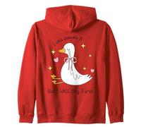 Chemise d'oie pleurante Mignonne et Amusante avec Soutien émotionnel Animal Humour Sweat à Capuche