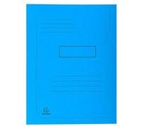 Chemise dossier 2 rabats Forever® EXACOMPTA bleu vif 24 x 32 cm - Lot de 50 Bleu G