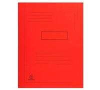 Chemise dossier 2 rabats Forever® EXACOMPTA rouge 24 x 32 cm - Lot de 50 G